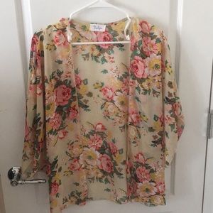 Floral kimono